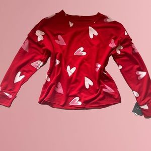 Heart sleep top or sweater